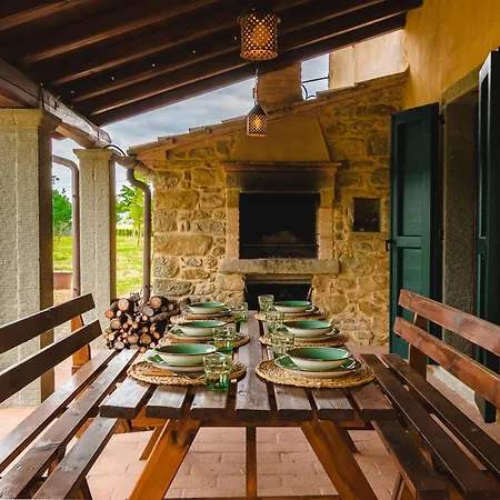 Podere Ponticelli - Con Vista Su Villa Cortona